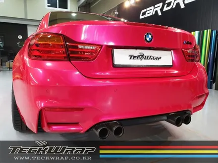 BMW M4 컨버터블 캔디핑크 핑크+레드의 화려한 조합 랩핑 / 인천 서구