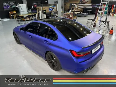 미국 정품 택랩 무광블루크롬 BMW M340i 무광블루크롬랩핑 / 인천 서구