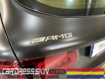 인천 벤츠 랩핑 GLC43AMG 무광(사틴)블랙 전체랩핑 / 인천 서구