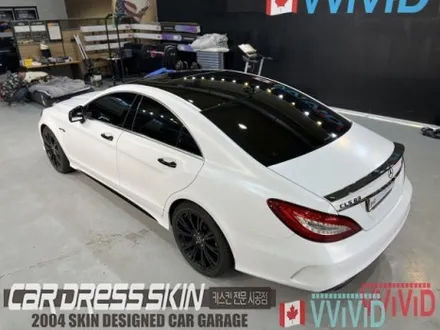 벤츠 CLS W218 63AMG \'무광화이트\' 인천랩핑 / 인천 서구 가좌동
