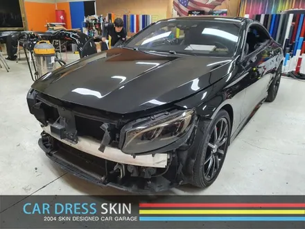 벤츠 S63AMG 쿠페 Avery 락그레이(시멘트컬러) 자동차래핑 / 인천 서구