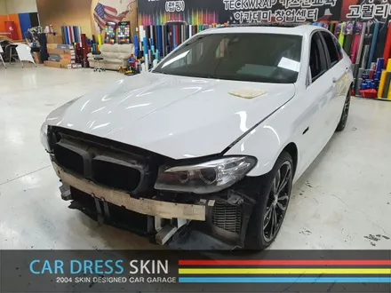 BMW F10 520d 사틴블랙(반무광블랙) 자동차랩핑 / 인천 서구