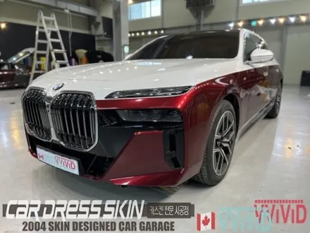 BMW 듀오톤랩핑 7시리즈 부분랩핑 상/하단 투톤랩핑 / 인천 서구 가좌동