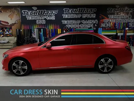 TeckWrap(택랩) 무광레드크롬 자동차래핑 X 벤츠 E클래스 / 인천 서구