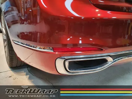 인천랩핑 BMW 740Li 화이트 필름 제거 ▶ 캔디다크레드 자동차랩핑 재시공 / 인천 서구