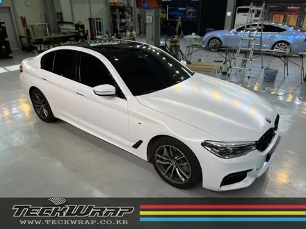 G30 520d 마테호른화이트(사틴화이트) 자동차랩핑 / 인천 서구