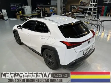 중고차 화이트랩핑 렉서스 UX250h Gloss White 랩핑 / 인천 서구
