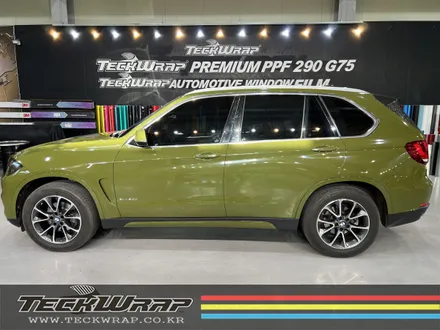 하이그로시 밀리터리 \'카키그린\' BMW X5 전체랩핑 / 인천 서구