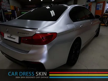 BMW G30 5시리즈 무광크롬랩핑+휠도색+캘리퍼 캔디도색 / 인천 서구