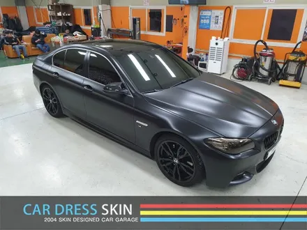BMW F10 520d 사틴블랙(반무광블랙) 자동차랩핑 / 인천 서구