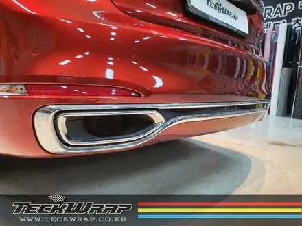 인천랩핑 BMW 740Li 화이트 필름 제거 ▶ 캔디다크레드 자동차랩핑 재시공 / 인천 서구
