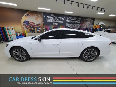 신형 Audi A7 무광,반무광 화이트 전체래핑 / 인천 서구