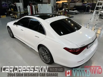 벤츠 S클래스 W223 \'다이아몬드화이트\'고광택 펄 화이트랩핑 / 인천 서구 가좌동