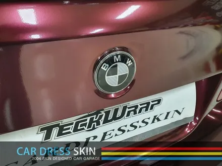 BMW F10 5시리즈 패션레드메탈릭 전체카스킨 X 인천 카드레스스킨 / 인천 서구