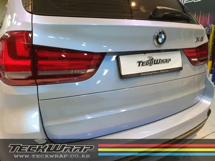 신형 BMW X5 고광택 블루카멜레온 전체랩핑 택랩(애저마야블루) + 포지드카본 포인트랩핑 / 인천 서구