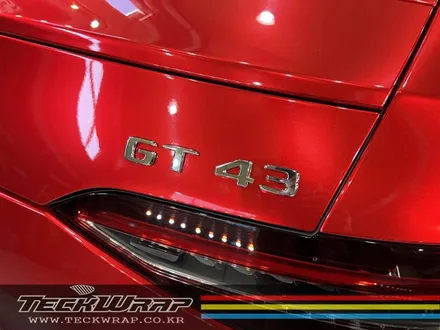 벤츠 AMG GT43 하이그로시 캔디레드크롬 랩핑 / 인천 서구