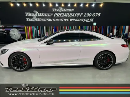 벤츠 S63AMG 오로라화이트(핑크카멜레온) 인천 벤츠랩핑 / 인천 서구