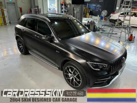 인천 벤츠 랩핑 GLC43AMG 무광(사틴)블랙 전체랩핑 / 인천 서구
