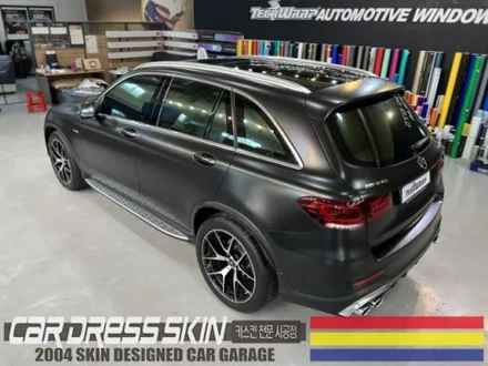 인천 벤츠 랩핑 GLC43AMG 무광(사틴)블랙 전체랩핑 / 인천 서구