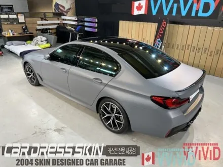 [인천BMW랩핑] 고급스러운 무광그레이랩핑 BMW G30 카스킨 / 인천 서구 가좌동
