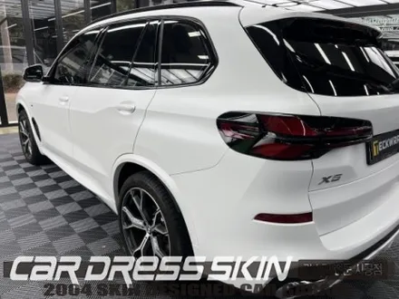 인천BMW X5 사틴화이트 전체랩핑과 블랙그릴의 완벽한 밸런스 / 인천 서구 가좌동
