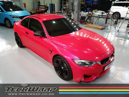 BMW M4 컨버터블 캔디핑크 핑크+레드의 화려한 조합 랩핑 / 인천 서구