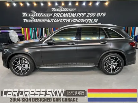 인천 벤츠 랩핑 GLC43AMG 무광(사틴)블랙 전체랩핑 / 인천 서구