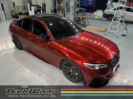 BMW M340i 다크한레드 캔디크롬 \