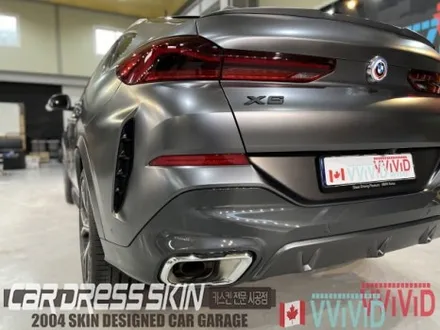 BMW X6 \'비비드 VViViD\' 무광/사틴 차콜메탈릭 전체랩핑 / 인천 서구 가좌동