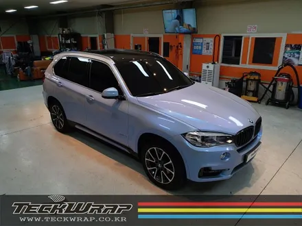 신형 BMW X5 고광택 블루카멜레온 전체랩핑 택랩(애저마야블루) + 포지드카본 포인트랩핑 / 인천 서구