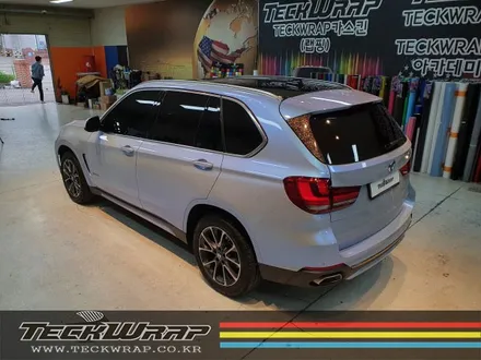 신형 BMW X5 고광택 블루카멜레온 전체랩핑 택랩(애저마야블루) + 포지드카본 포인트랩핑 / 인천 서구