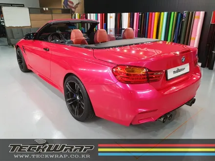 BMW M4 컨버터블 캔디핑크 핑크+레드의 화려한 조합 랩핑 / 인천 서구