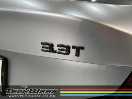 제네시스 G70 풀파츠 \' 무광실버크롬 \' 전체랩핑 + 포인트랩핑 / 인천 서구