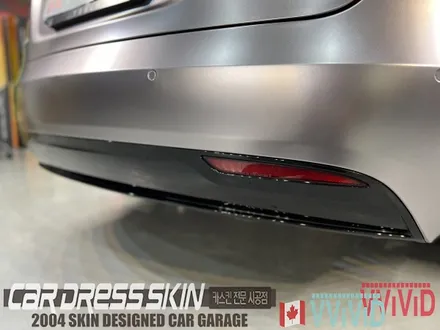 테슬라S P100D 튜닝/랩핑 \'무광건스모그그레이\' 무광크롬 전체랩핑 TeckWrap 택랩랩핑 / 인천 서구 가좌동