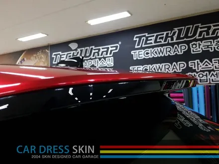 다크한 레드빛의 캔디크롬 택랩(Teckwrap) X 재규어 F페이스 (전체랩핑,엠블럼도색,크롬죽이기,휠도색,라이트필름 패키지) / 인천 서구