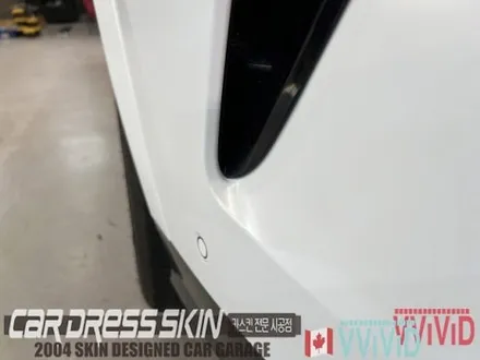 BMW X6(G06) 무광화이트 \'사틴화이트\' 크롬딜리트 전체랩핑 + 라이트필름 / 인천 서구 가좌동