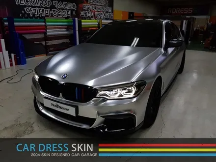 2018 BMW G30 택랩 무광실버크롬 전체랩핑■ / 인천 서구