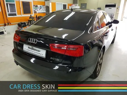 인천 자동차랩핑 Audi A6 C7 유광블랙 / 인천 서구