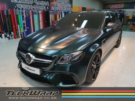 다크 한 무광그린블랙 벤츠 E63AMG 다크그린래핑 / 인천 서구