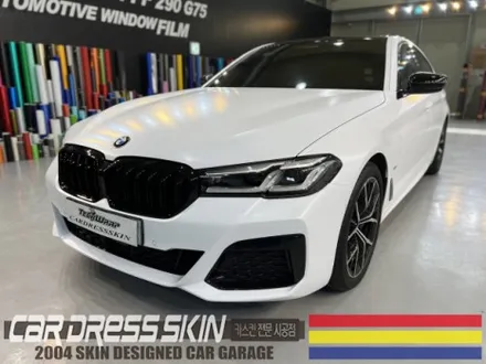 무광화이트/반무광화이트 BMW 530i 사틴화이트 래핑 / 인천 서구
