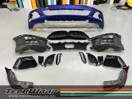 미국 정품 택랩 무광블루크롬 BMW M340i 무광블루크롬랩핑 / 인천 서구