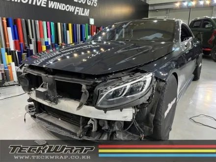 벤츠 S63AMG 오로라화이트(핑크카멜레온) 인천 벤츠랩핑 / 인천 서구