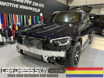 인천 벤츠 랩핑 GLC43AMG 무광(사틴)블랙 전체랩핑 / 인천 서구