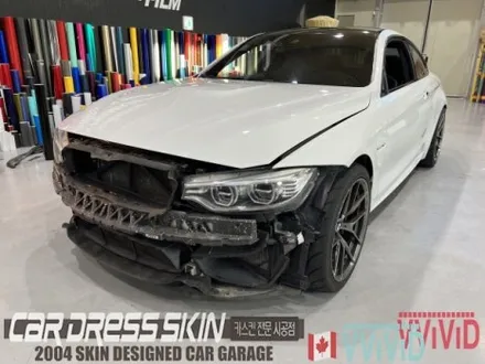 BMW F82 M4 블랙랩핑 인천 카드레스스킨 전체랩핑 / 인천 서구