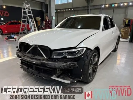 포르쉐 순정 크레용 색상을 랩핑으로? BMW 320d 하이그로시그레이 인천랩핑 / 인천 서구 가좌동