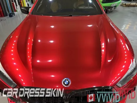 랩핑 재시공? BMW M8 기존 랩핑지 캔디레드를 제거 후 엠블런스옐로우 전체랩핑 재시공 인천 M8랩핑 / 인천 서구 가좌동