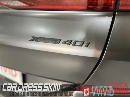BMW X6 \'비비드 VViViD\' 무광/사틴 차콜메탈릭 전체랩핑 / 인천 서구 가좌동