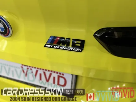 랩핑 재시공? BMW M8 기존 랩핑지 캔디레드를 제거 후 엠블런스옐로우 전체랩핑 재시공 인천 M8랩핑 / 인천 서구 가좌동