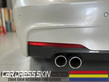 고급스러운 화이트펄 BMW 320d 전체카스킨 / 인천 서구