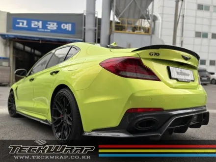 캔디형광랩핑 끝판왕 제네시스 G70 완벽 튜닝랩핑 / 인천 서구
